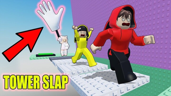 Yuta, Mio Dan Baby Celine Gagal Terus Naik Tower Slap  ROBLOX