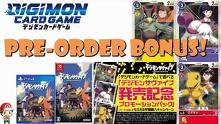 Digimon Survive Pre-Order Bonus Promo Cards Revealed! These are Awesome! (GREAT Digimon TCG News)