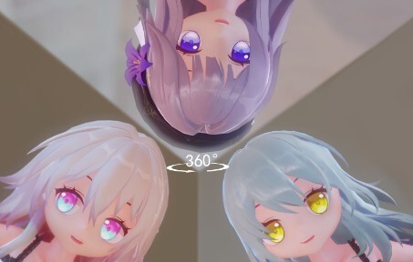 [360° Panoramic VR] Come and accompany the little cute and cute to go around in circles~