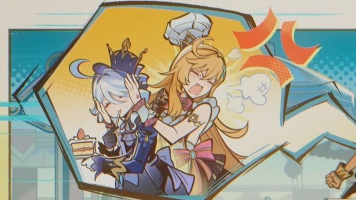 Genshin Impact's most abstract CG animation! Is Ai Kefei taking the opportunity to touch Fu Fu's lit