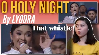 LYODRA GINTING - Oh Holy Night I REACTION VIDEO