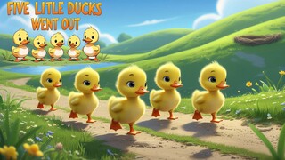 Five Little Ducks Went Out One Day 🦆 Fun Kids’ Song
