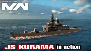 Modern Warships: No Missile.. No Problem JS KURAMA in action.