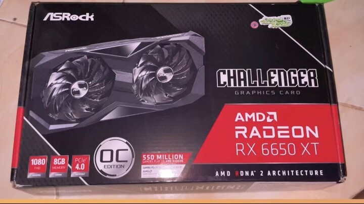 nboxing ASRock AMD Radeon RX 6650 XT Challenger! VGA Gaming Best Value? 🔥