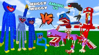 HUGGY WUGGY VS QUÁI VẬT AMONG US AI SẼ THẮNG?? TRẬN CHIẾN CỦA 2 GAME NỔI TIẾNG TRONG MINECRAFT PE!