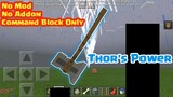 Thor's Power in Minecraft using Command Block