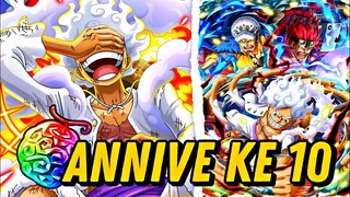 GACHA WANGI ANNIVERSARY KE 10 OPTC LANGSUNG DAPET LUFFY NIKA AWAKENED - ONE PIECE TREASURE CRUISE