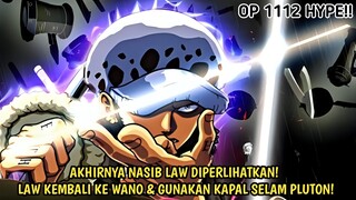 AKHIRNYA NASIB LAW DIPERLIHATKAN! LAW TERDAMPAR DI WANO & DISELAMATKAN YAMATO! ONE PIECE