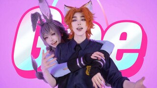 【สัตว์เมืองมหัศจรรย์ COS】จิ้งจอกกับกระต่ายเต้นระบำคู่สุดฟิน | เต้นคัฟเวอร์เพลง Gee ของเกิร์ลเจเนอเรช