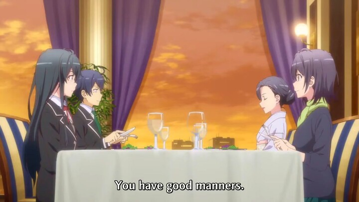 Hachima Epic Dinner With Yukino Family || Oregairu || My Youth Romantic Comedy Is Wrong
