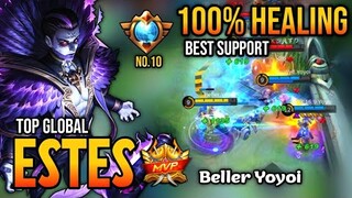 ESTES BEST BUILD 2022 | TOP GLOBAL ESTES GAMEPLAY | MOBILE LEGENDS✓