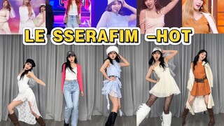 当我把《hot》所有舞台做了“一键换装”，又做了“谁的part穿谁衣服版”翻跳！（22套服装+超自然表情管理！