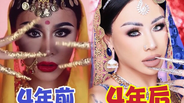 Big Comparison: Indian Makeup Four Years Ago vs. Today