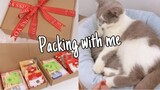 Packing with me | Christmas edition with mah cat
