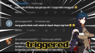 Sketsa Ketika ga mau gacha Blade tapi melihat komen ini...