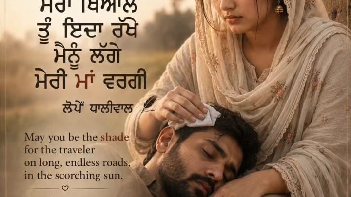 Punjabi Shayari ❤️ | ਮਾਂ ਵਰਗੀ ਮਮਤਾ | Lopon Dhaliwal #Punjabi #PunjabiShayari #情感 #诗歌 #LoponDhaliwal