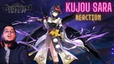 Character Demo - "Kujou Sara: Thunderous Devotion"  REACTION | Genshin Impact