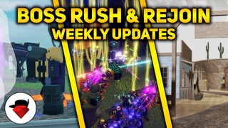 BOSS RUSH & Rejoin System: Weekly Updates | Universal Guardians (Alpha) [ROBLOX]