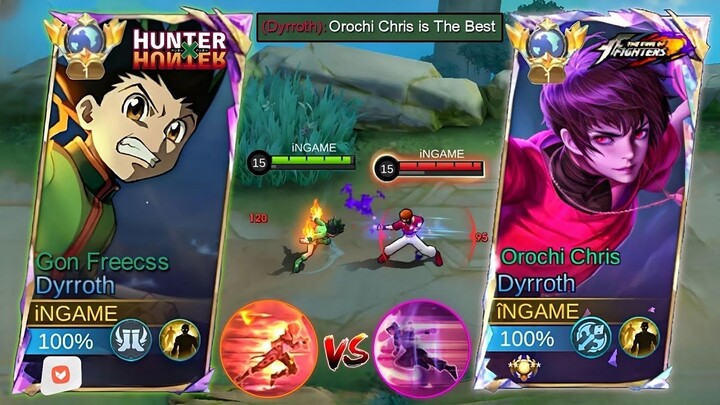 NEW GON FREECSS DYRROTH SKIN FINALLY IS HERE!!HxH Vs KOF Who is The Coolest Skin