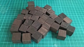 【MousseのHandmade 52】Pedang obsidian Minecraft buatan tangan kayu cendana & teratai ungu!