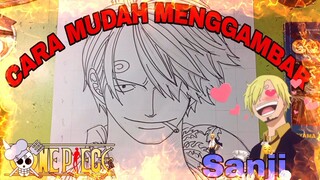 cara yg sangat lah mudah menggambar sanji, kalian yg liat cara ini pasti bisa, cobalah, SEMANGAT