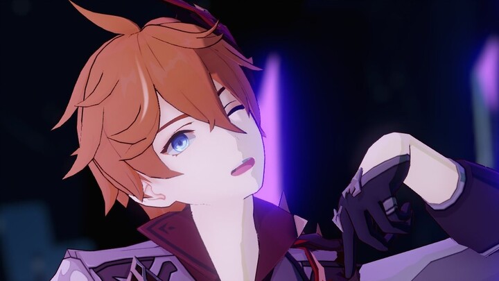 [Genshin Impact MMD] Kucing Merah Muda yang suka memamerkan rambutnya di musim dingin [Gongzi·Dadali