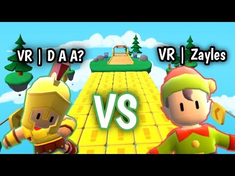 NANTANG BY 1 TOP GLOBAL VR | Zayles Vs VR | D A A - Stumble Guys Indonesia