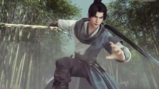 Jade flutes break the wind in the bamboo forest, sticks sweep across the courtyard - who says game m