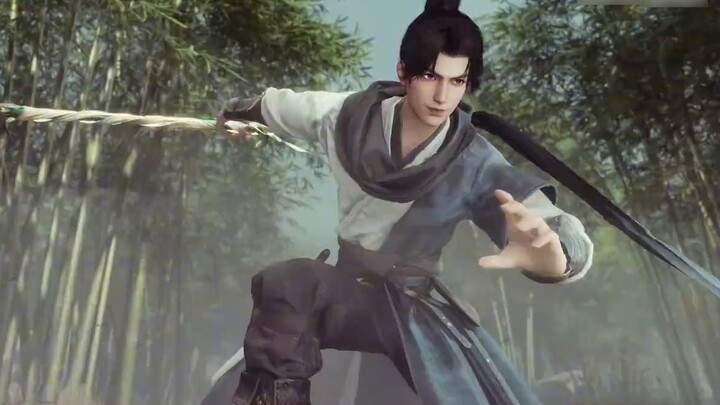 Seruling giok memecah tiupan angin di hutan bambu, tongkat menyapu seluruh halaman - siapa bilang ge