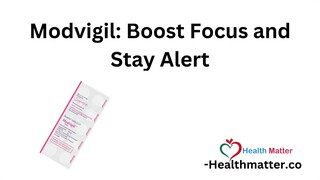 Modvigil Boost Focus and Alertness