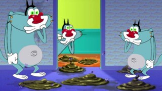 हिंदी Oggy and the Cockroaches 🤢 एक अजीब मेहमान  Hindi Cartoons for Kids