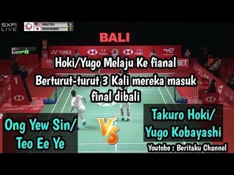 Ong Yew Sin/Teo Ee Ye vs Takuro Hoki/Yugo Kobayashi || Bwf Tour Final 2021