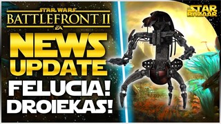 HUGE NEWS! DROIDEKAS General Skywalker FELUCIA For Capital Supremacy! Star Wars Battlefront 2 Update