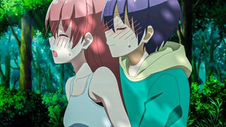 Nasa seduces Tsukasa in the forest while camping | Tonikaku Kawaii