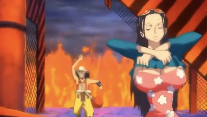 [OP HIGHLIGHT] Robin put off her clothes in front of Usopp