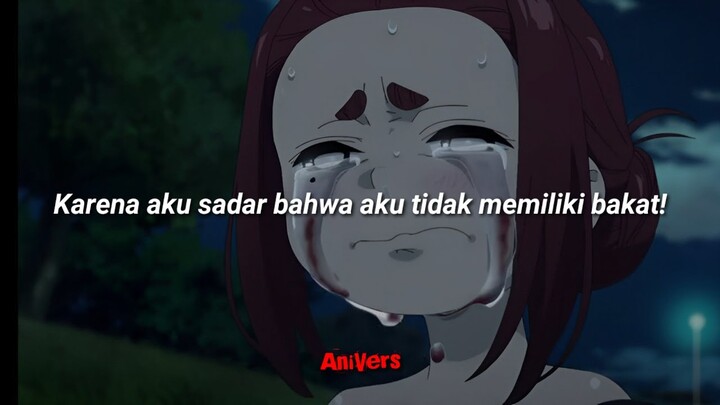 Kenapa kau berpikir begitu? | Kata kata anime sad | anime moments | quotes anime | story anime