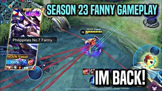 I'M BACK! SEASON 23 FANNY GAMEPLAY | MLBB