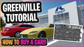 HOW TO BUY A CAR!! || Greenville ROBLOX