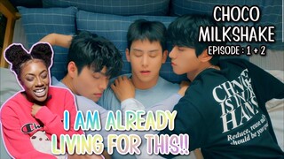 SURPRISE VISITORS?! | CHOCO MILKSHAKE | EPISODE : 1 + 2 | REACTION