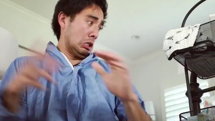 Male Witch Changes a Diaper