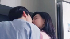 Feet stacked on top of each other! Sweet kisses! Washing dishes together and shopping together, this