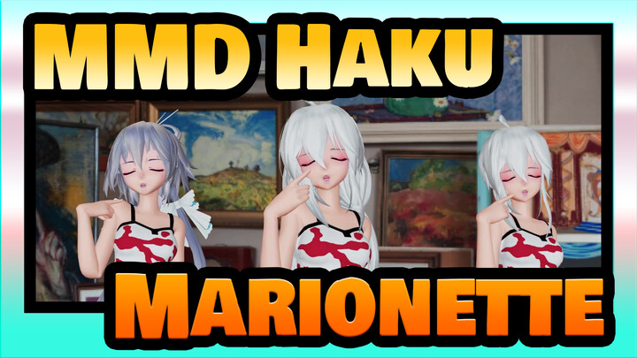 [MMD Haku] Marionette / Banyak Tokoh / Simulasi Pakaian