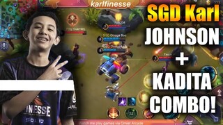 SGD KARL TINURUAN NG SWIMMING LESSON ANG KALABAN | Mobile Legends