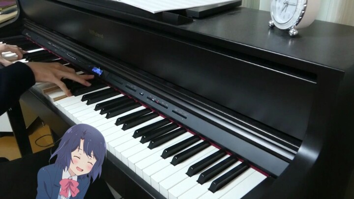 [Yagate Kimi ni Naru] bermain piano