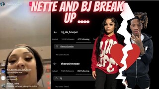 Nette Live! Nette & BJ BREAKUP!! She's DONE With Him!!