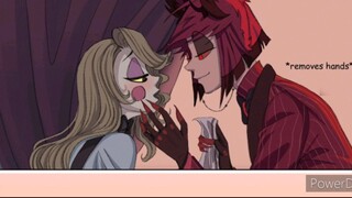 [hazbin hotel/hell inn] chalastor comforts the injured Charlie to his comrade alastor