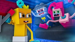 Monster Academy Animation: Kehidupan Sehari-hari Mummy dengan Kaki Panjang丨Waktu bermain Poppy 2 Animasi Minecraft