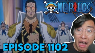 BORSALINOOOOO !? KIZARU IS ON HIS WAY TO EGGHEAD !!! | Episode 1102 | One Piece REACTION !