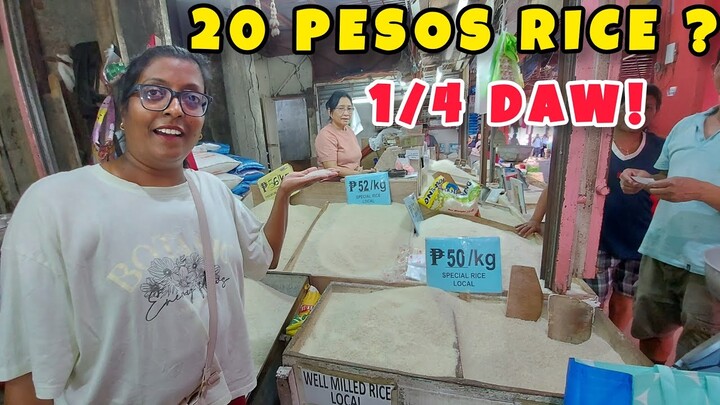 Bumili ng Rice para dalhin sa London. Ang taas ng presyo sa Lipa Public Market!
