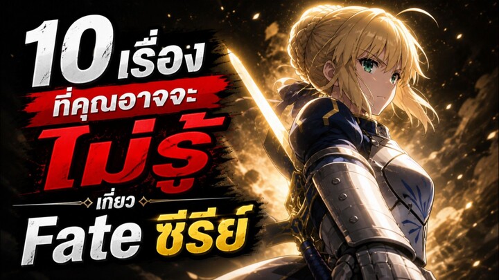 10 เรื่องที่คุณอาจจะไม่รู้เกี่ยวกับ Fate Series